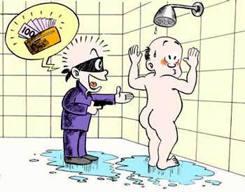 愚蠢的强盗动画漫画gif搞笑图片