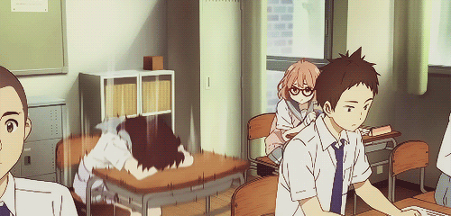 妹子这是抽筋了？动画漫画gif搞笑图片