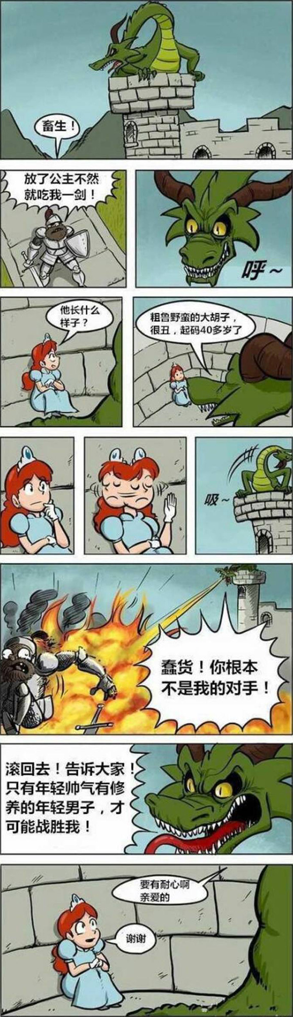 想不到童话故事也是要靠颜值的动画漫画gif搞笑图片