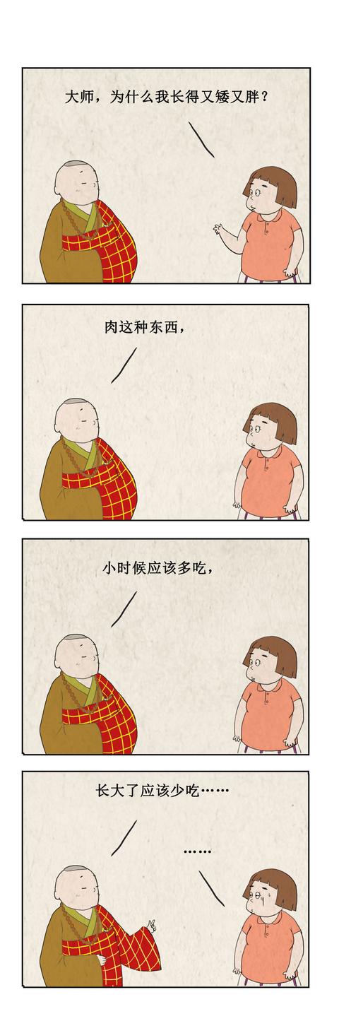 为什么我长得又矮又胖动画漫画gif搞笑图片