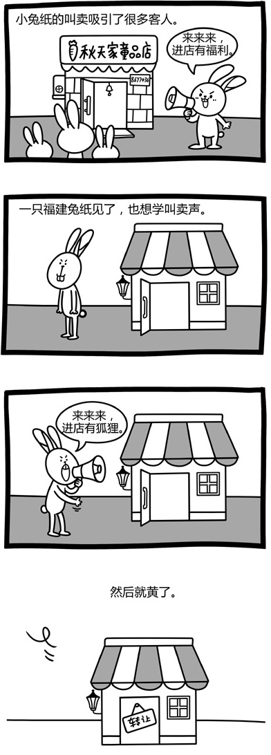 心疼福建的小兔纸动画漫画gif搞笑图片