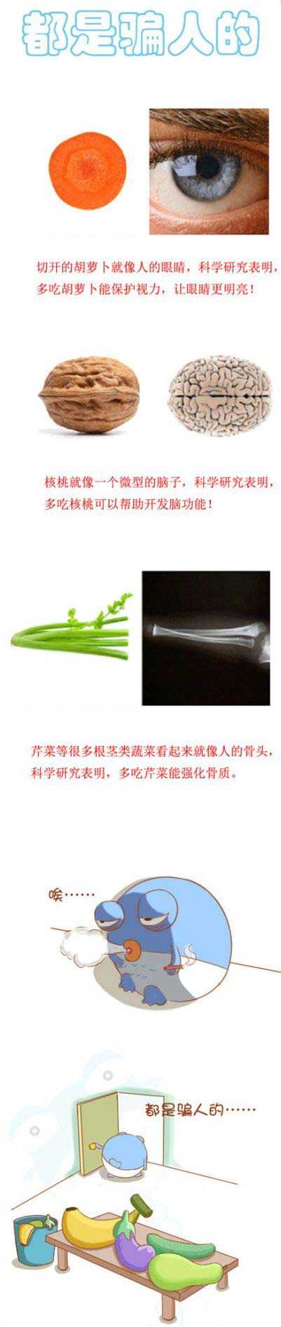 多吃香蕉、茄子、黄瓜，能长。。。都是骗人的动画漫画gif搞笑图片
