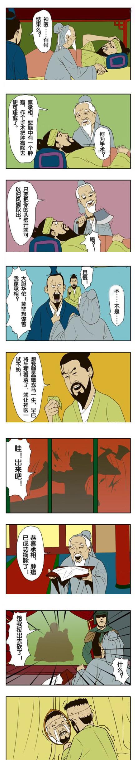 悲催的华佗动画漫画gif搞笑图片
