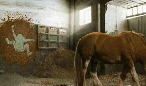 这个屁打的太给力了动物gif搞笑图片