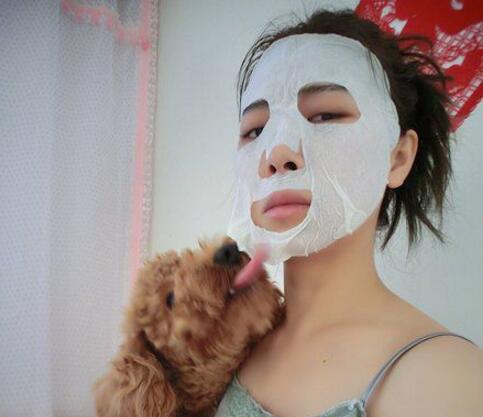 面膜要干了，我给你补点水动物gif搞笑图片