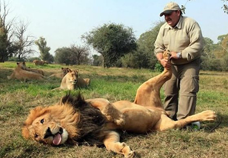 大爷，来个足底按摩怎么样？动物gif搞笑图片