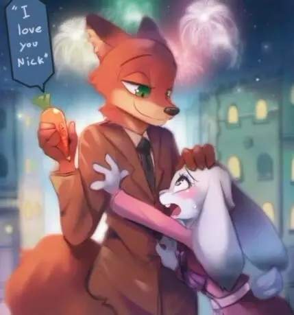 疯狂动物城动物微信情侣头像动物gif搞笑图片