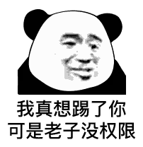 我真想踢了你，可是我没权限斗图吧gif搞笑图片