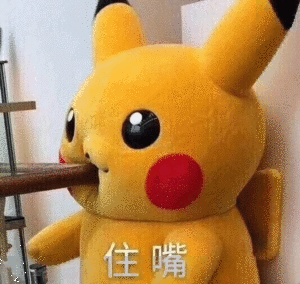 闭嘴皮卡丘斗图吧gif搞笑图片