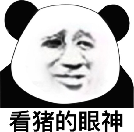 看猪的眼神斗图吧gif搞笑图片