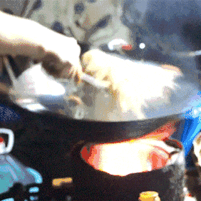 摆摊炒粉了啊斗图吧gif搞笑图片