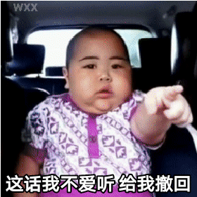 这话我不爱听，给我撤回斗图吧gif搞笑图片