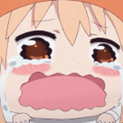 干物女小埋张大嘴巴哇哇大哭动图斗图吧gif搞笑图片