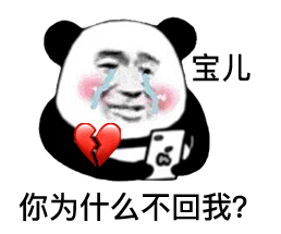 宝儿，你为什么不回我斗图吧gif搞笑图片