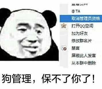 狗管理，保不了你了斗图吧gif搞笑图片