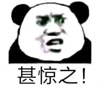 甚惊之，熊猫头震惊表情斗图吧gif搞笑图片