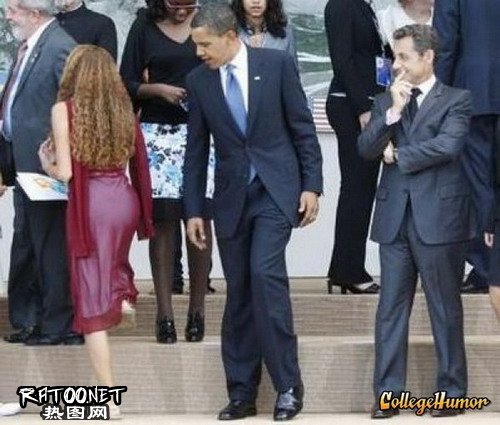 奥巴马搞笑图片恶搞gif搞笑图片