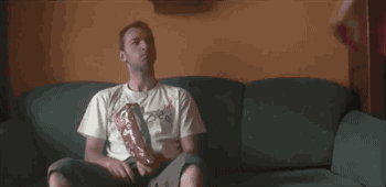 我实在是太机智了，哈哈~恶搞gif搞笑图片