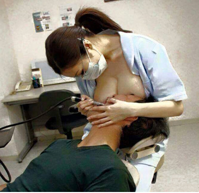 美女大胸牙医ps恶搞图片恶搞gif搞笑图片