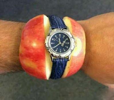 苹果手表恶搞图片恶搞gif搞笑图片