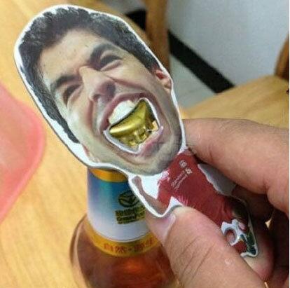 恶搞NBA球星啤酒开瓶器动态表情包图恶搞gif搞笑图片