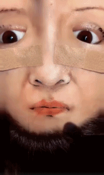 化妆恶搞的动图恶搞gif搞笑图片