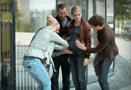 搞笑的孕妇恶搞动图恶搞gif搞笑图片