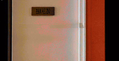 门框透明胶带整蛊恶搞GIF动图恶搞gif搞笑图片