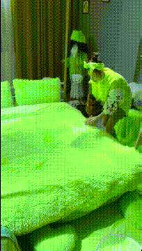 这就叫绿的发光恶搞gif搞笑图片