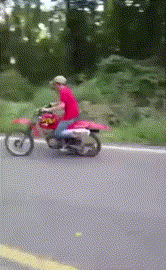 史上最难开的摩托恶搞gif搞笑图片