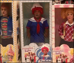 吓死人了恶搞gif搞笑图片