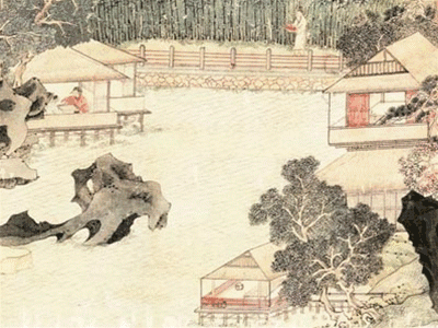 恶搞中国经典古画恶搞gif搞笑图片