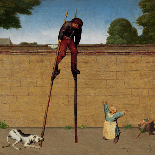 艺术家James Kerr的GIF作品，他每天坚持做一幅GIF恶搞gif搞笑图片