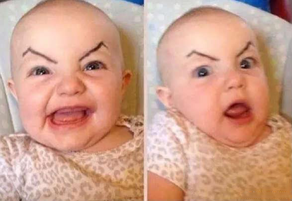 不要叫一个逗比帮你看孩子，不然就是这种结果儿童gif搞笑图片