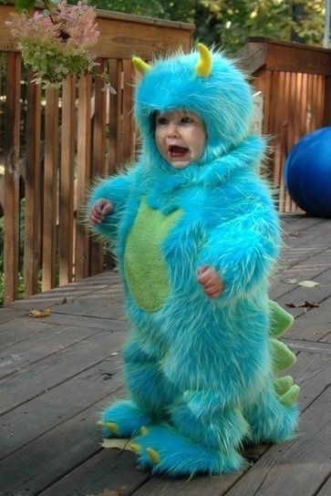 超萌的小朋友cosplay儿童gif搞笑图片