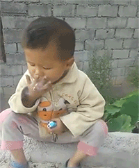 我的忧郁谁能懂唯烟方可解千愁儿童gif搞笑图片