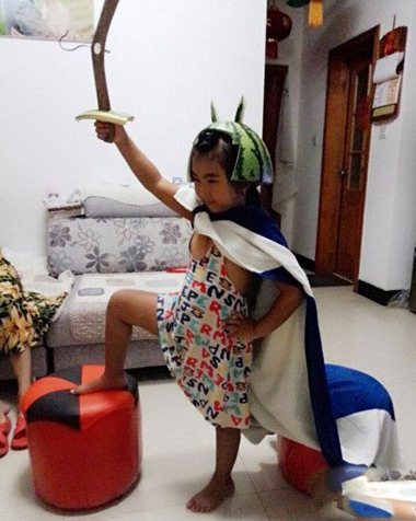 阻止不了成精的节奏儿童gif搞笑图片