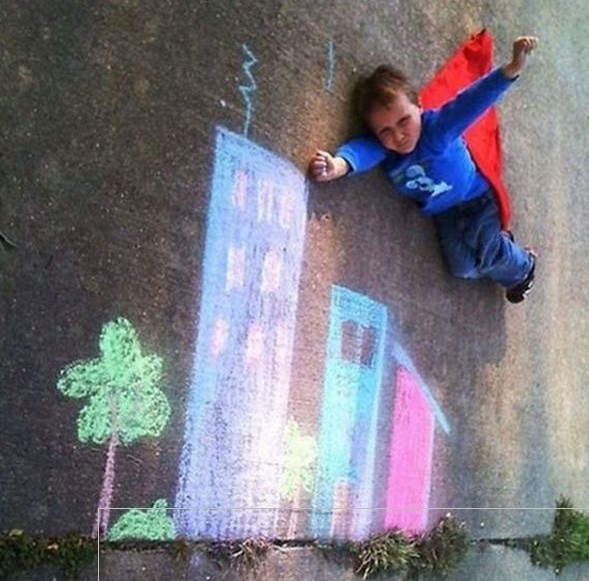 小小超人，创意无限，你也来给自己的宝宝弄一下吧儿童gif搞笑图片