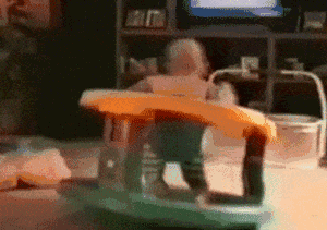 小朋友，这是个什么玩法呀儿童gif搞笑图片