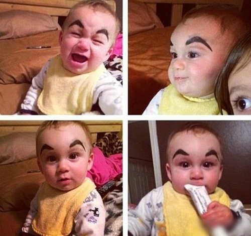 孩子他妈就是逗比儿童gif搞笑图片