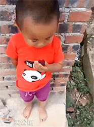 第一次看图片流口水儿童gif搞笑图片