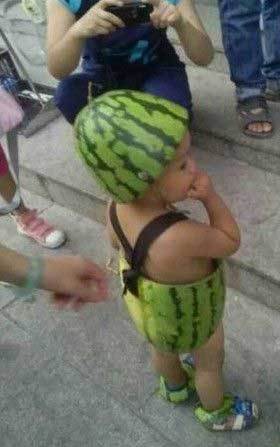 真正的西瓜太郎儿童gif搞笑图片