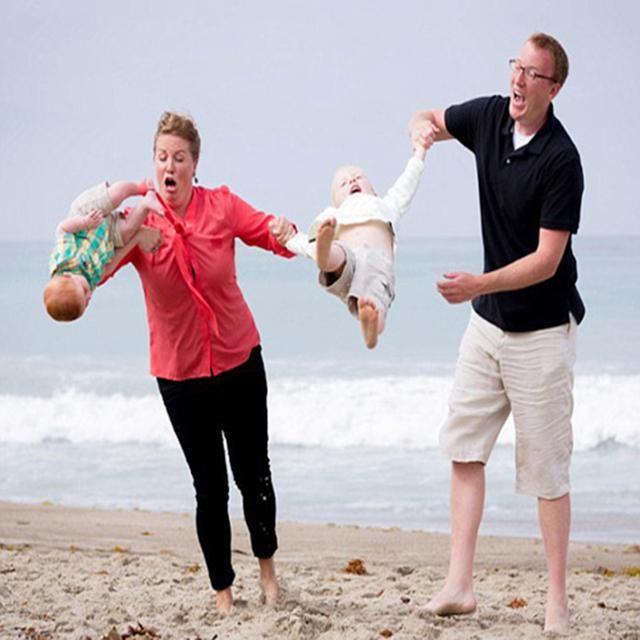 难以兼顾儿童gif搞笑图片