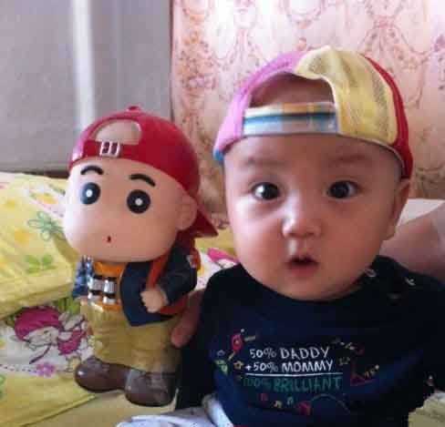 这个娃娃一买回家...当时我就震惊了儿童gif搞笑图片