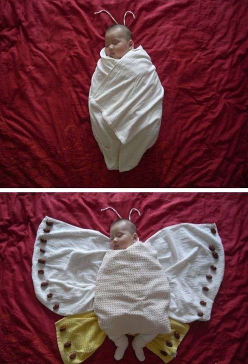 趁着宝宝睡熟以后儿童gif搞笑图片