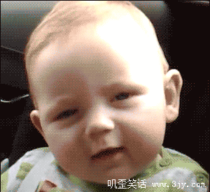 我睡着啦哈哈骗你的~~儿童gif搞笑图片