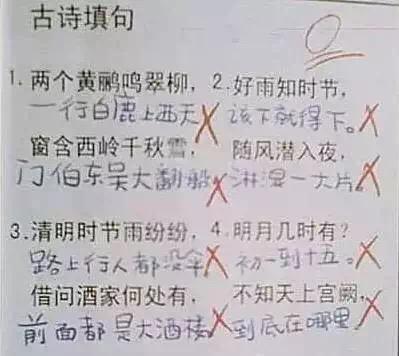 “诗人”儿童gif搞笑图片