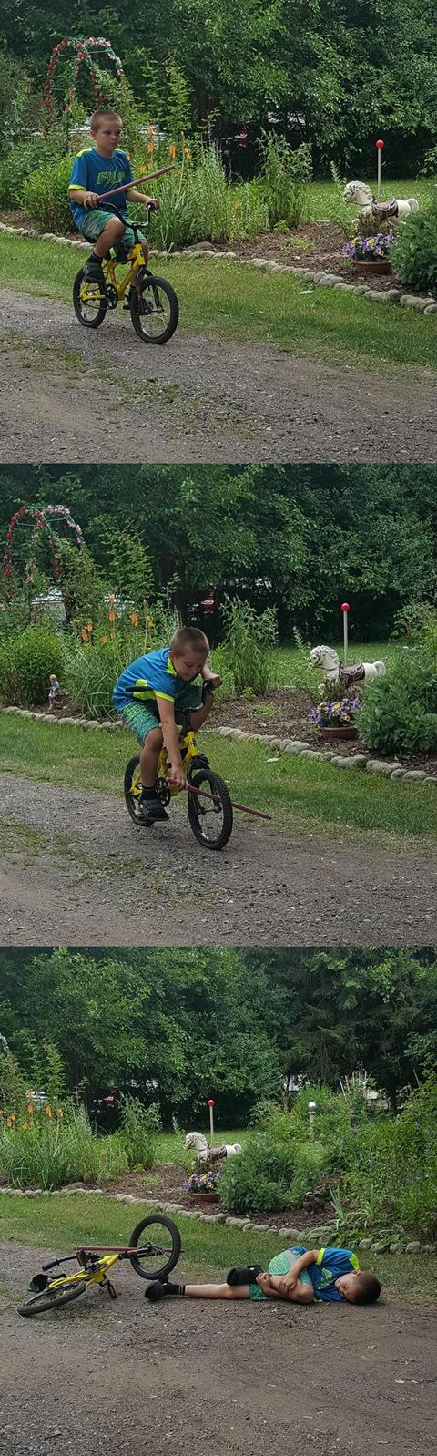 他做了你想做却不敢做的事情儿童gif搞笑图片