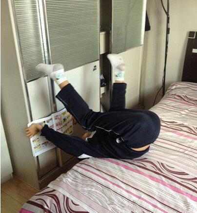 熊孩子一定是某派掌门人儿童gif搞笑图片