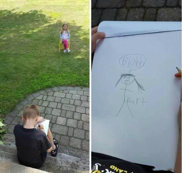 孩子，这样会没有女朋友的儿童gif搞笑图片